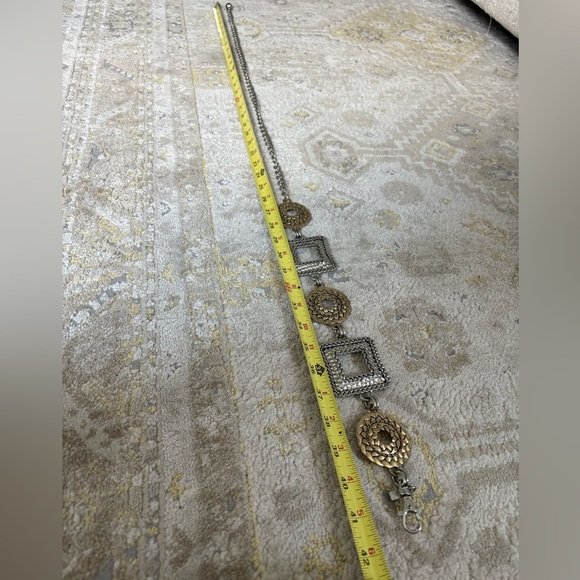 Chico’s Silver and Gold color Chain Belt - Picture 8 of 8